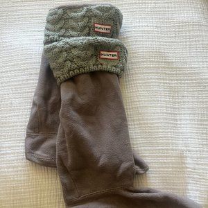 Hunter Knit Fleece Cuff Tall Boot Socks - never worn - size M